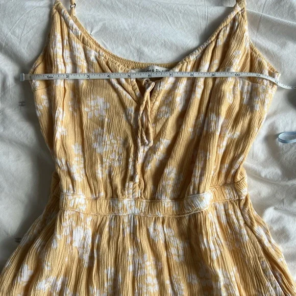 Abercrombie Yellow Mini Floral Dress - Picture 6 of 7